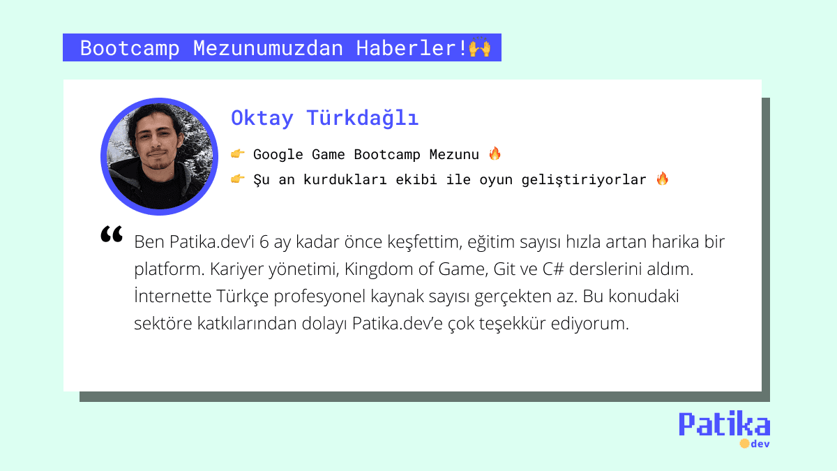Google Game Bootcamp’inden Oyun Geliştiriciliğe: Oktay Türkdağlı’nın Hikayesi