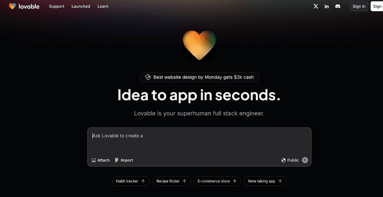 Lovable.dev: Yapay Zeka Destekli Uygulama Geliştirme Platformu