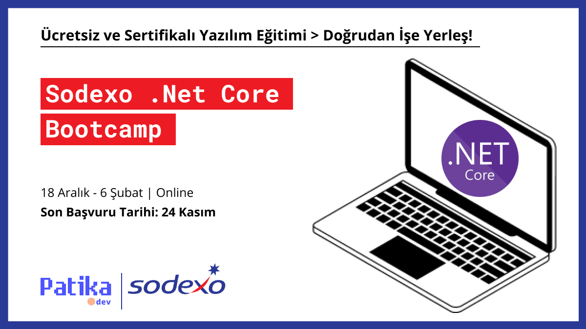 Sodexo'da işe girmek için ücretsiz yazılım eğitimi
